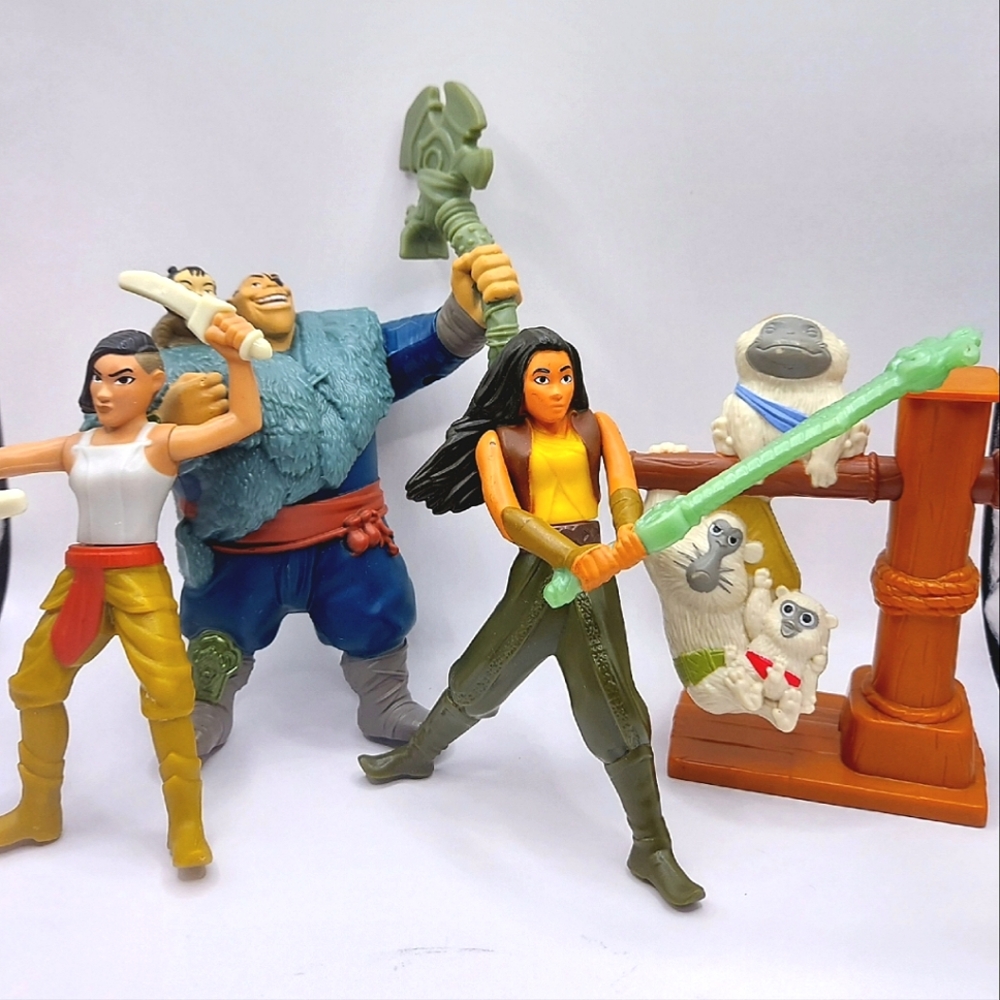Disney Raya and the Last Dragon Figurines McDonalds set